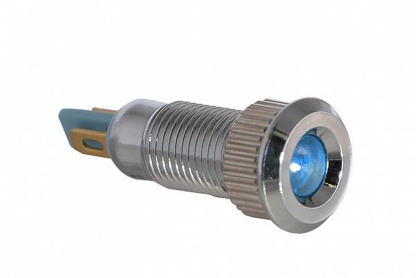 Лампа сигнальна АСКО-Укрем TY08F 8 мм LED 220 V AC метал Синій (A0140030209) Лампа сигнальна АСКО-Укрем TY08F 8 мм LED 220 V AC метал Синій (A0140030209)