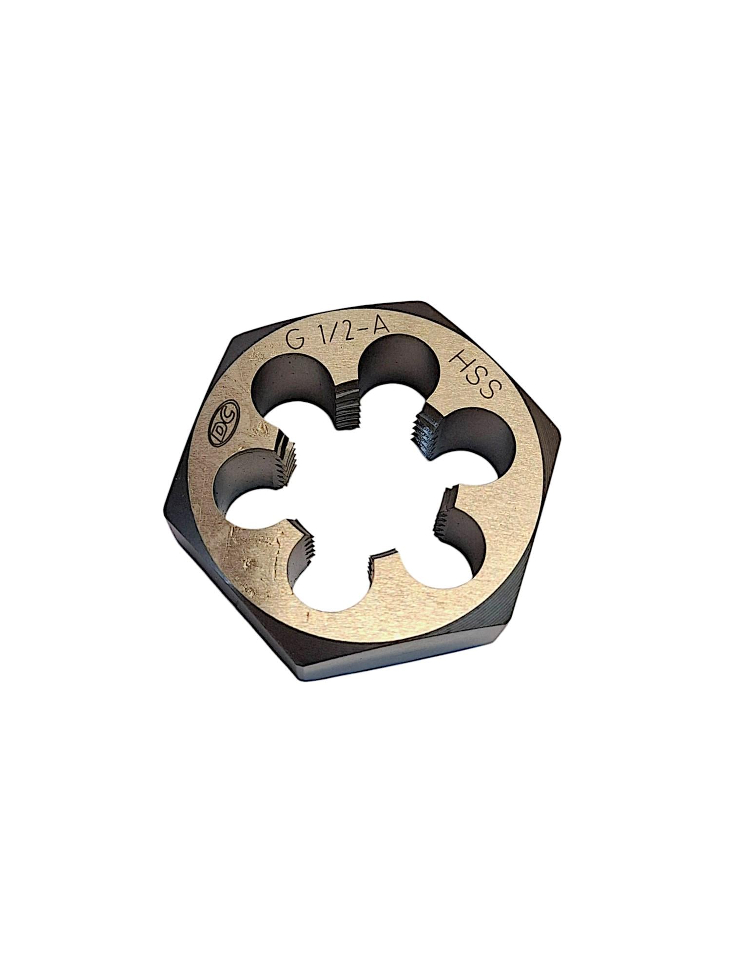 Плашка DC Swiss шестигранная G 1/2" Р6М5 HSS N5310 104427 (24946288)