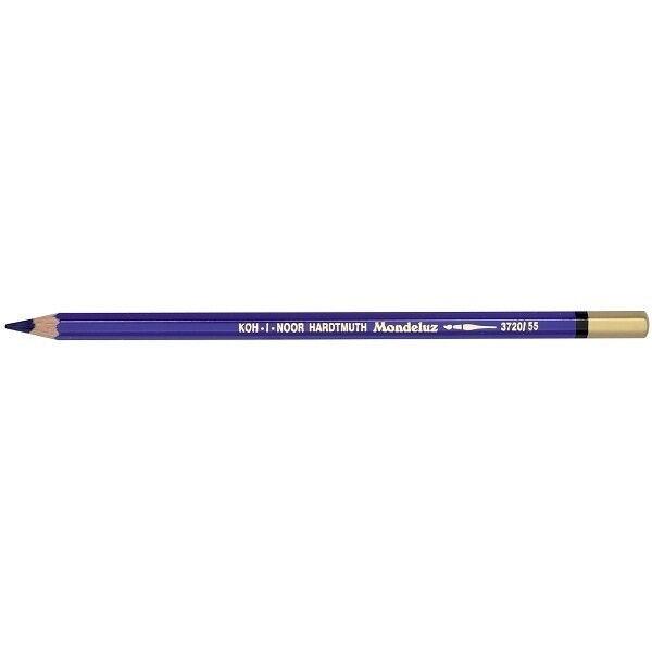 Карандаш акварельный MONDELUZ 3720/55 Permanent blue (8593539098140)