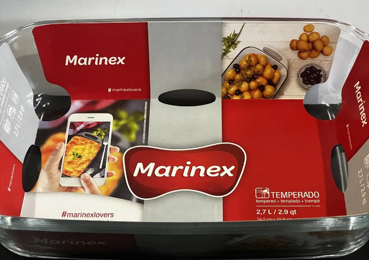 Форма прямокутна 6535 з ручкою скляна жароміцна 2,7 л (23702405) - фото 3 Форма прямокутна 6535 з ручкою скляна жароміцна 2,7 л (23702405) - фото 3