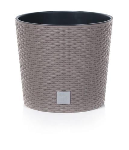 Горшок с кашпо для растений Prosperplast Rato Round 15 л/15,3 л Бежевый (5905197957258)