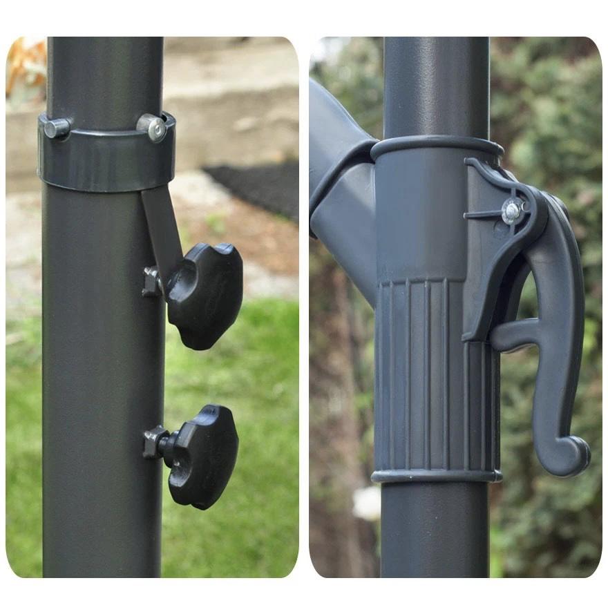 Зонт угловой садовый Plonos с наклоном 3,5 м Синий (4233) - фото 6 Зонт угловой садовый Plonos с наклоном 3,5 м Синий (4233) - фото 6