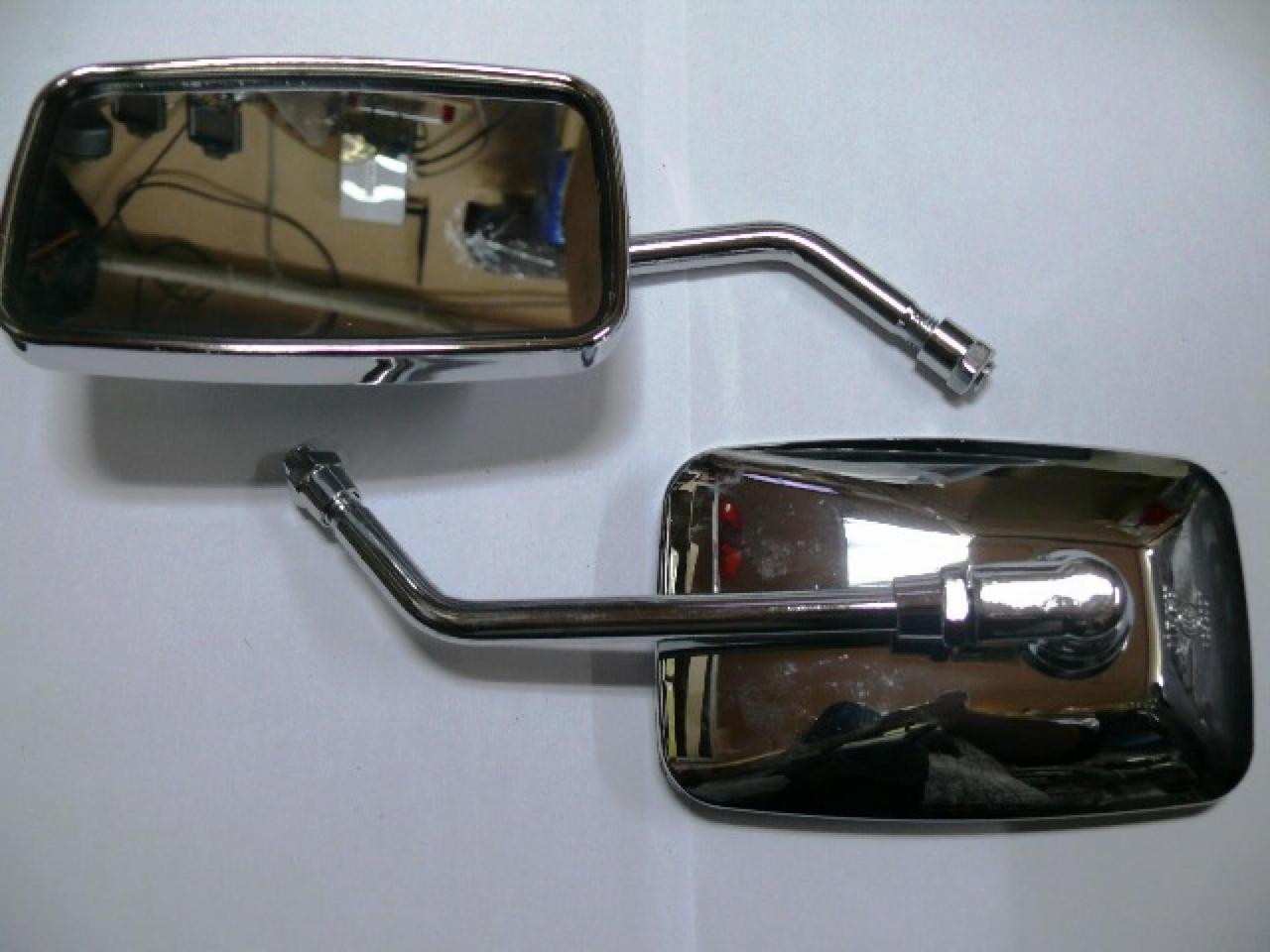 Дзеркала мото прямокутні VDK 3 8 мм Хром (2177172841)