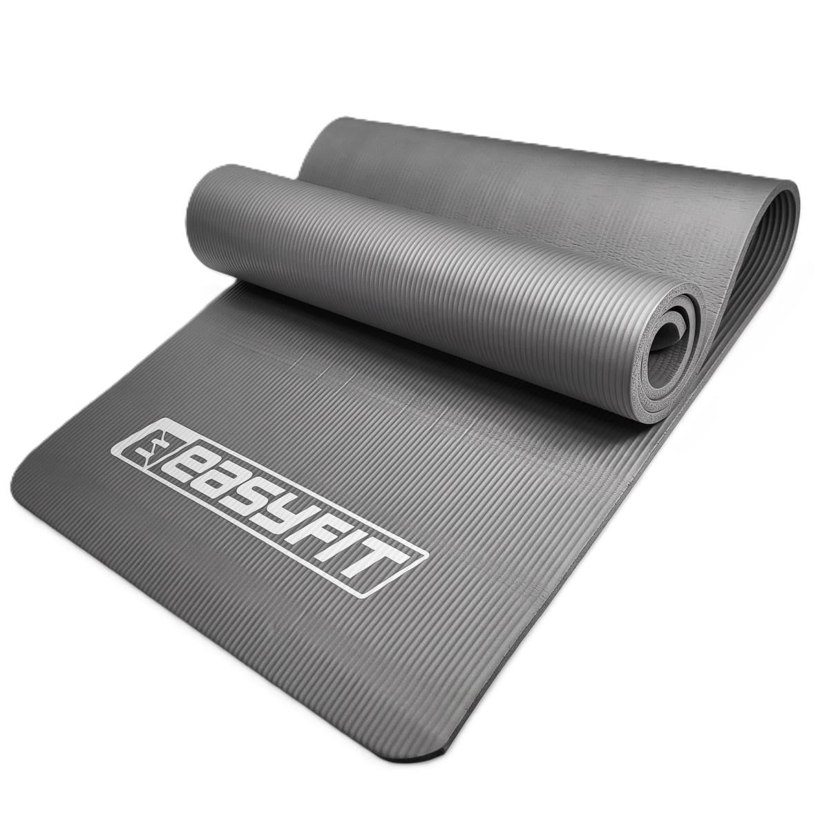 Коврик для йоги EasyFit NBR High-Density 10 мм Серый (EF-NK10GY)