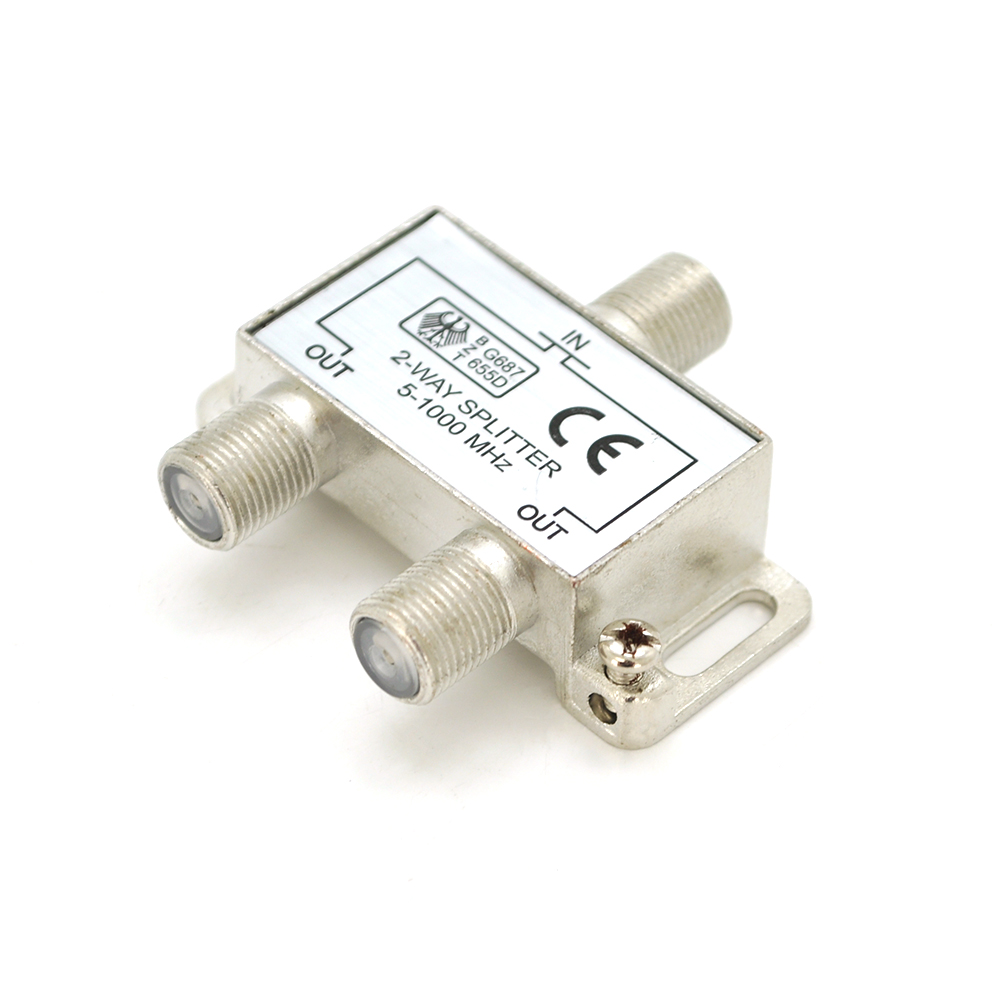 Делитель абонентский VOLTRONIC SPLIT-2 5-1000 МГц 2 выхода IP54 потери 3 дБ (YUT_V2328)