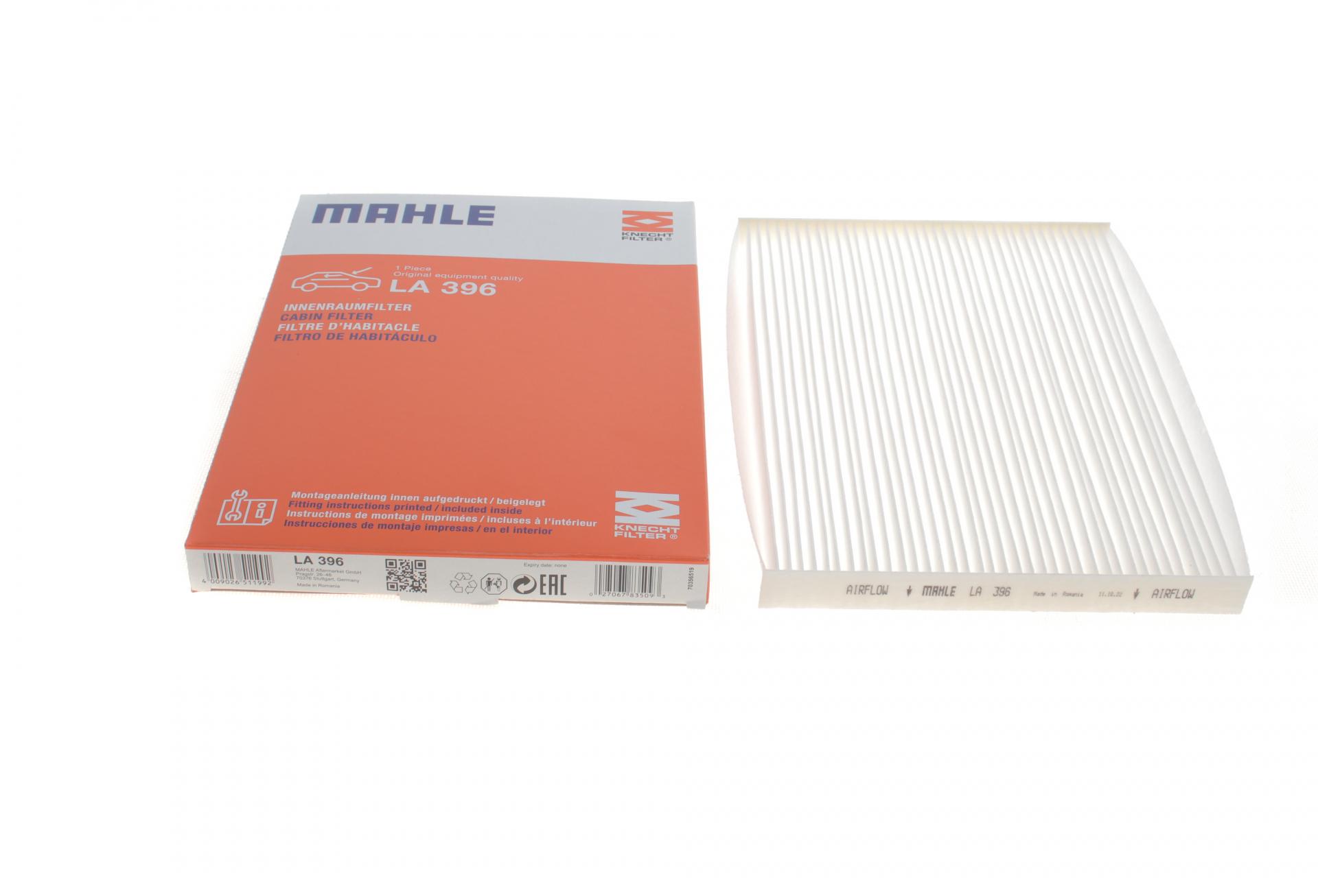 Фильтр салона KNECHT для Nissan Qashqai/X-Trail 07- (LA 396)