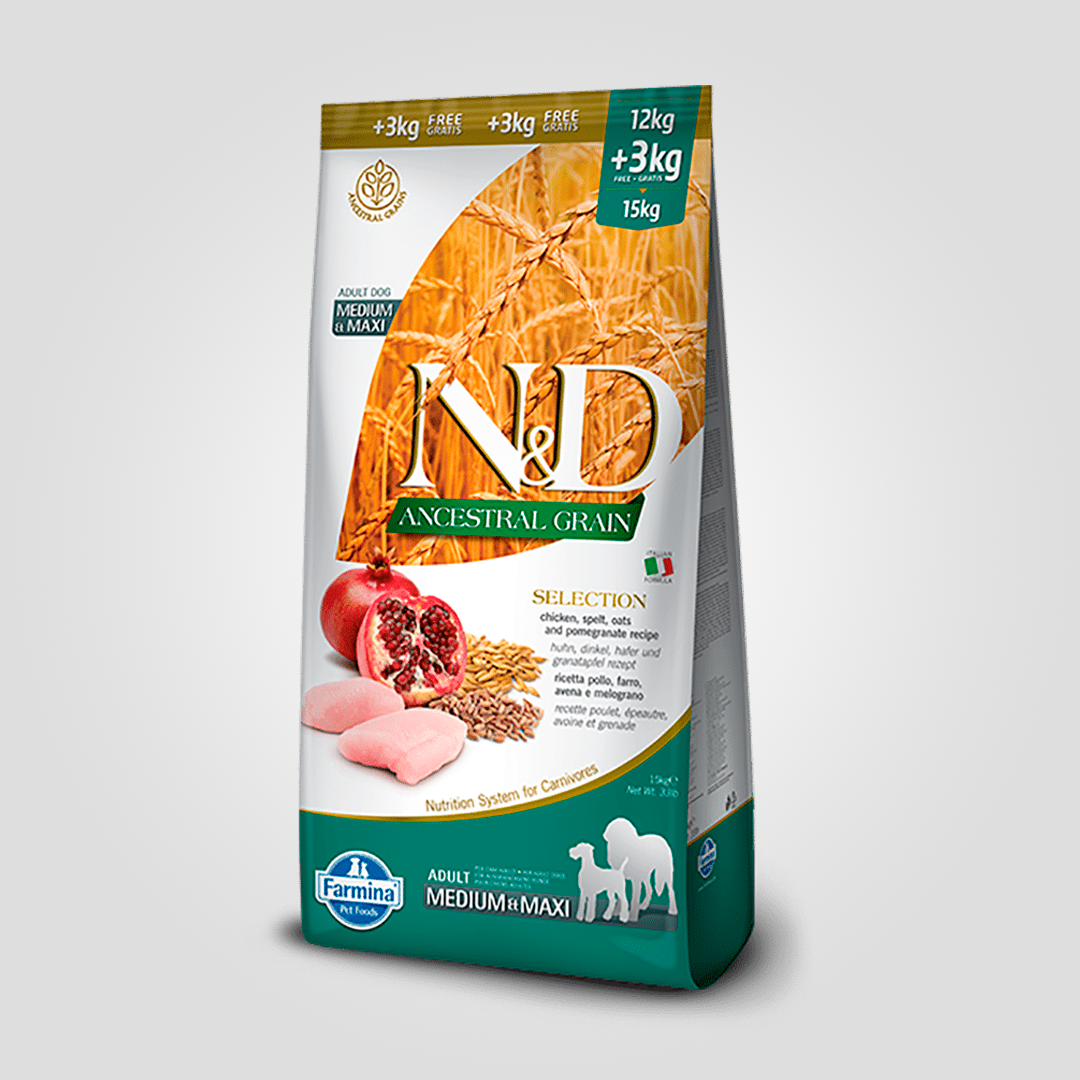 Корм сухой Farmina N&D Low Grain для взрослых собак средних и крупных пород с курицей и гранатом 15 кг (20504057) Корм сухой Farmina N&D Low Grain для взрослых собак средних и крупных пород с курицей и гранатом 15 кг (20504057)