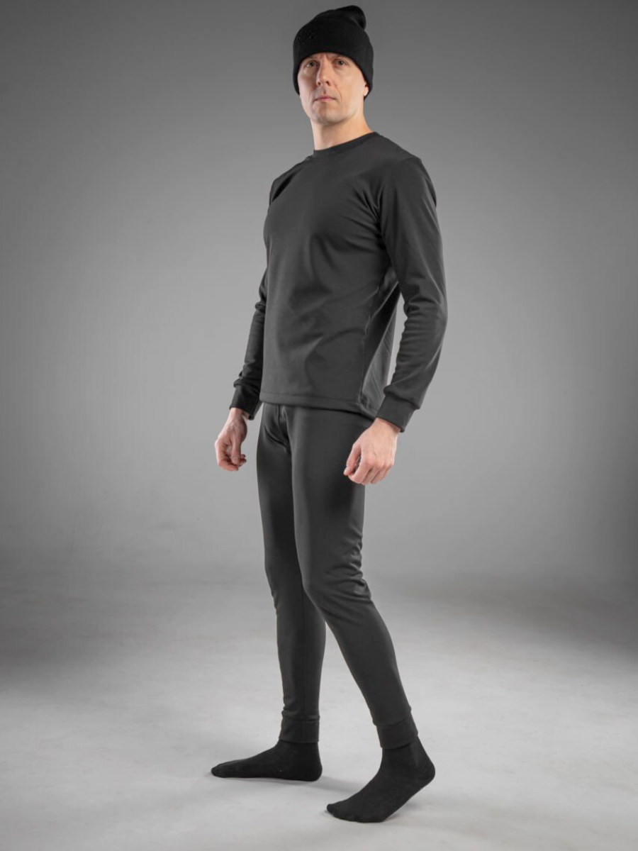 Термобелье мужское на микрофлисе термолонгсливы/термокальсоны М Черный (8199445288) - фото 9 Термобелье мужское на микрофлисе термолонгсливы/термокальсоны М Черный (8199445288) - фото 9