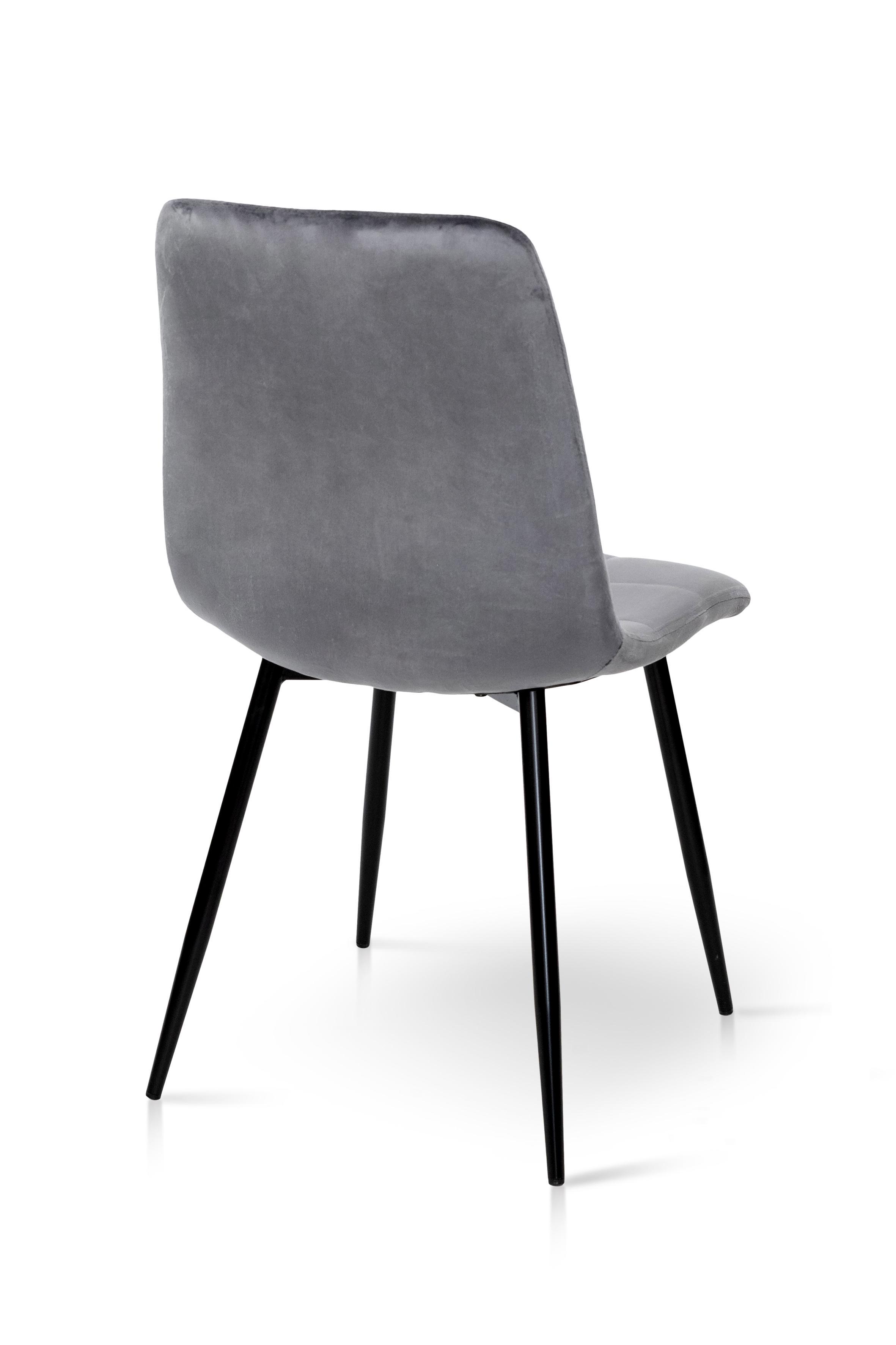 Стул для кухни и гостиной ГРЕЙС Ментос 420х870х450 мм Черный/Серый (GAА0054751) - фото 4 Стул для кухни и гостиной ГРЕЙС Ментос 420х870х450 мм Черный/Серый (GAА0054751) - фото 4