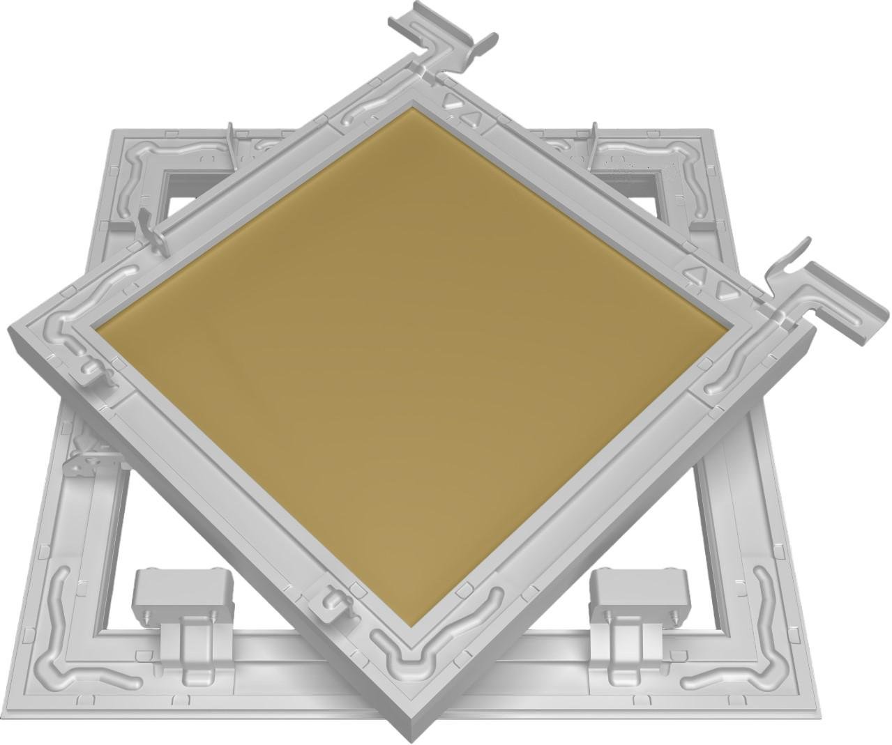Ревизионный люк скрытого монтажа дверца съемная 300х300 мм (14479400) - фото 2