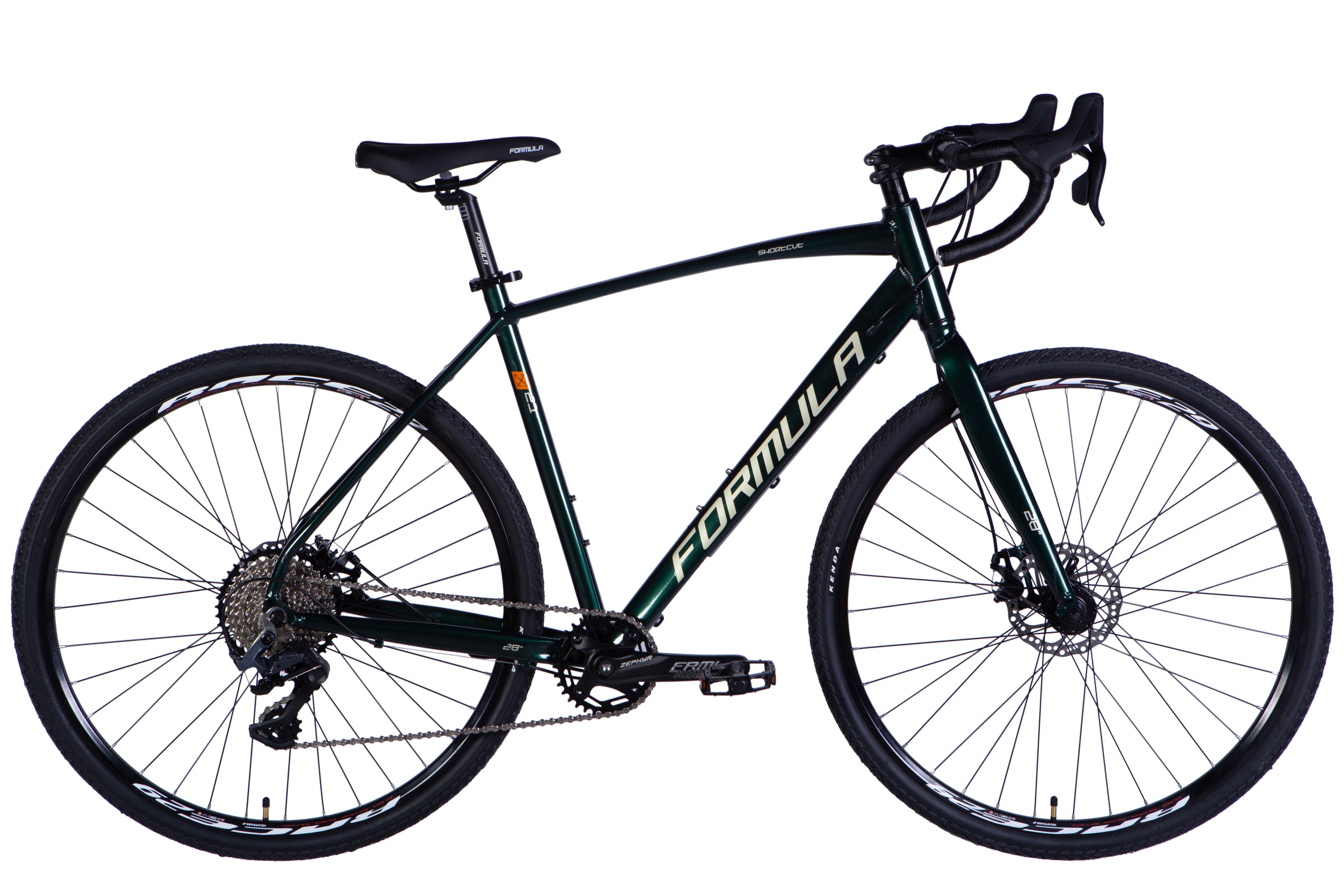 Велосипед Formula 2025 SHORTCUT DD CS AL 28" рама 21" Темно-зеленый (OPS-FR-28-036)
