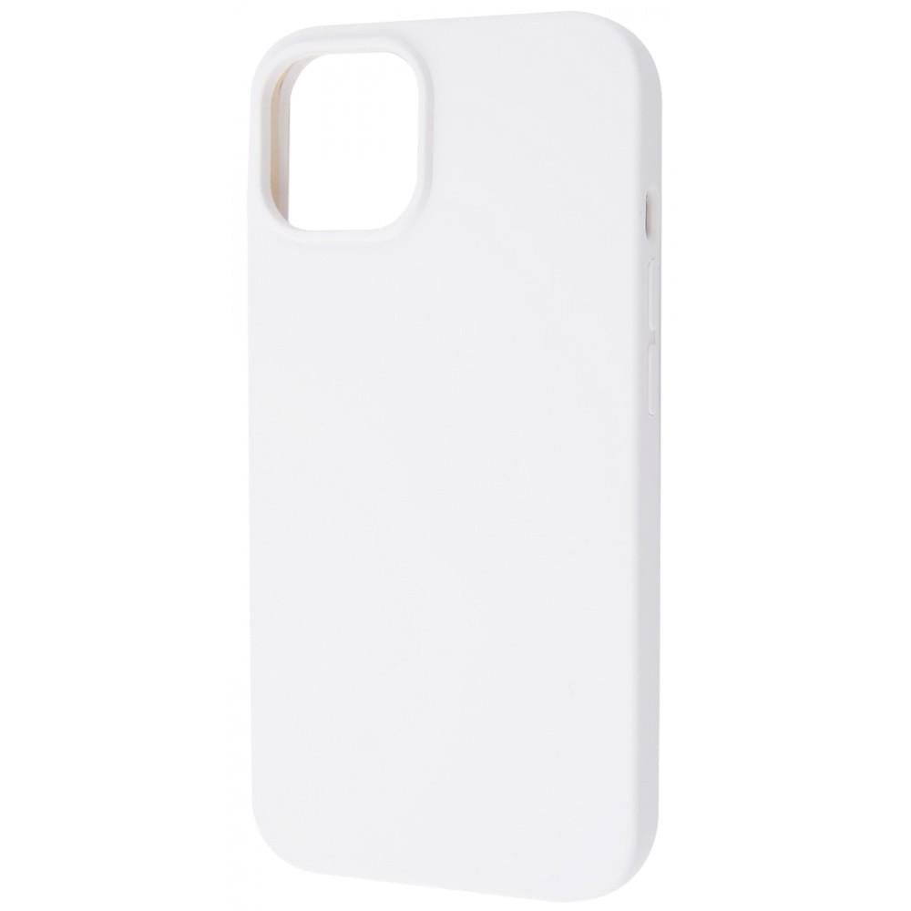 Чехол однотонный WAVE Full Silicone Cover iPhone 14 white