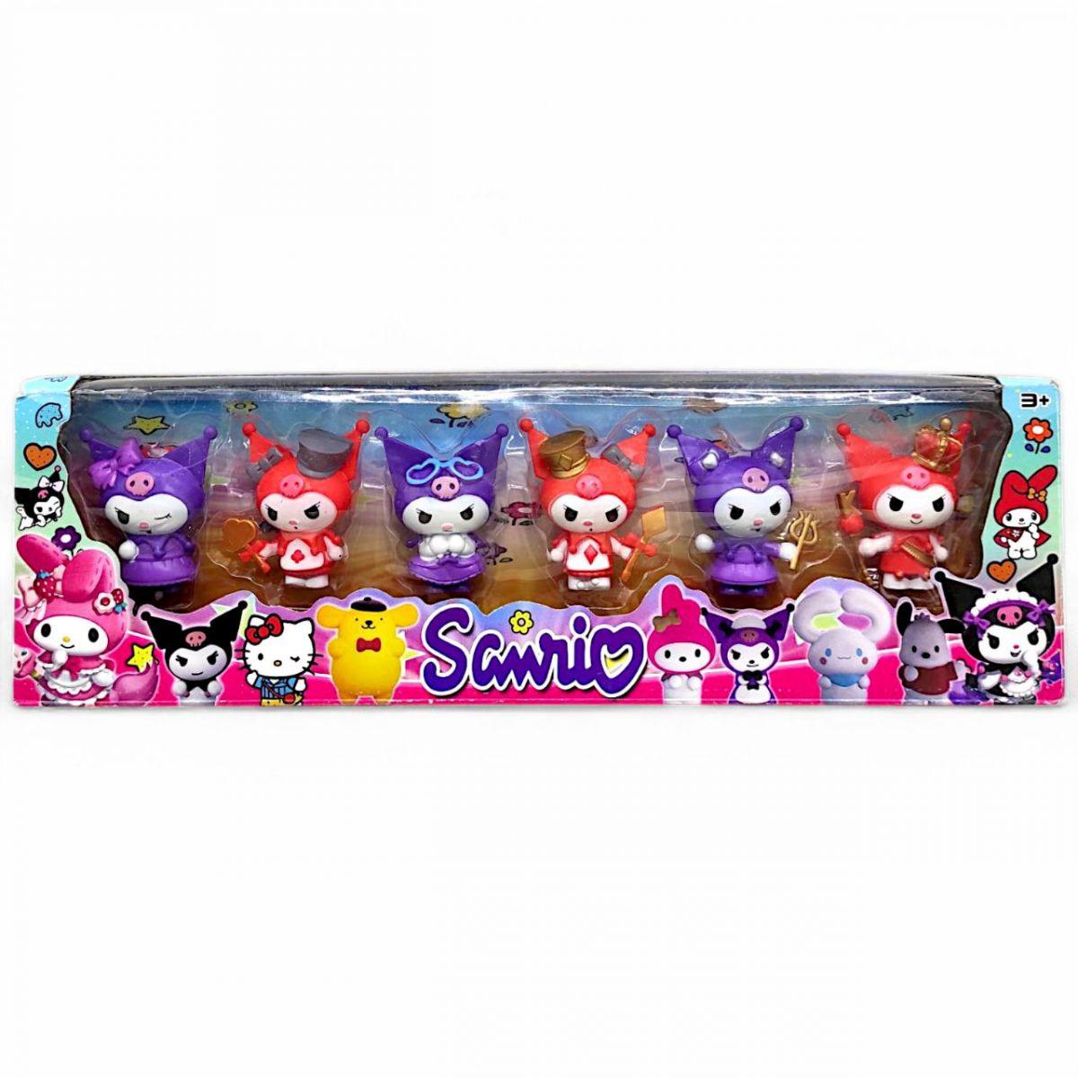 Фигурки аниме Sanrio Куроми 6 фигурок 7 см (262108)