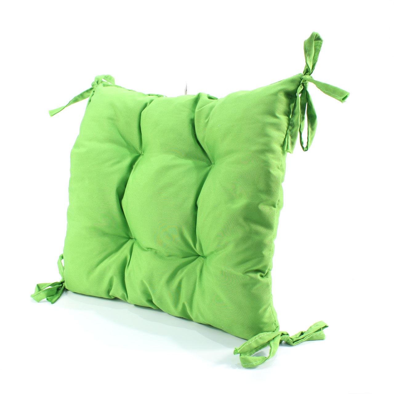 Подушка на стул Еней-плюс 0075 40х40 см Зеленый