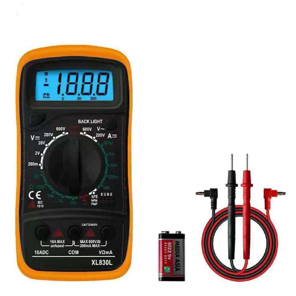 Мультиметр профессиональный цифровой Bodasan амперметр/омметр постоянного тока (L830)