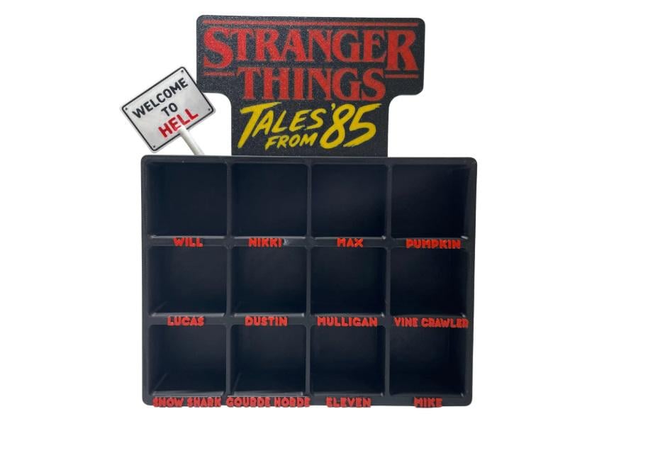 Подставка тематическая для фигурок Stranger Things Kinder Joy Funko Pop Stand/Display/Для 24 Фигурок из Сериала Странные Чудеса