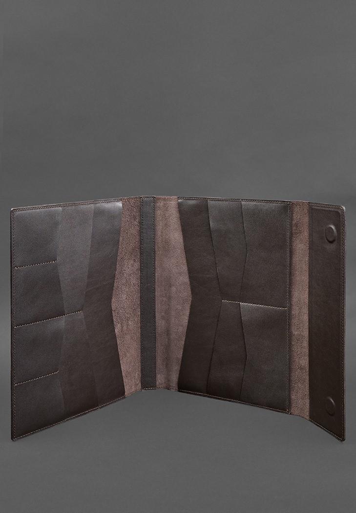 Папка шкіряна для документів сімейна А4 Темно-коричневий (A-028522) - фото 3 Папка шкіряна для документів сімейна А4 Темно-коричневий (A-028522) - фото 3