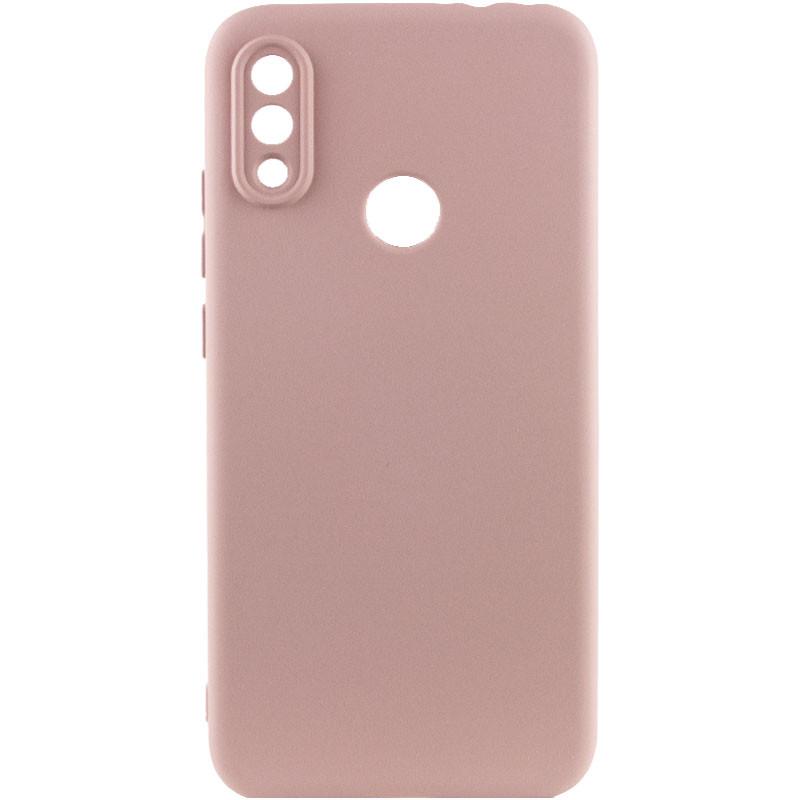 Противоударный чехол TPU GETMAN Liquid Silk Full Camera для Xiaomi Redmi Note 7 / Note 7 Pro / Note 7s Розовый / Pink Sand