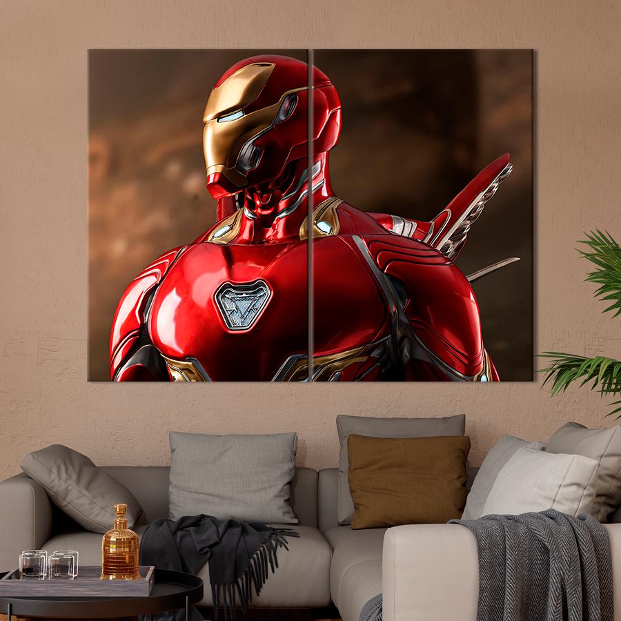 Настенний декор Железный человек в фильме Мстители: Война бесконечности 111x81 см (A63-2)