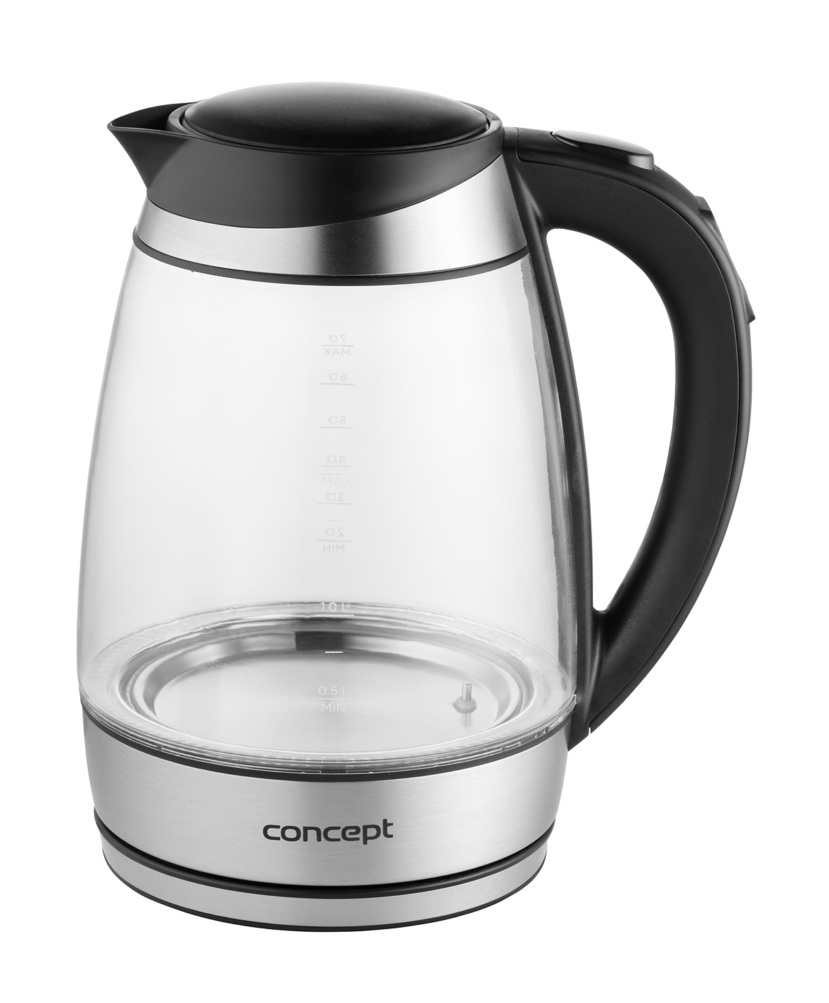 Електрочайник скляний Concept RK4120 2200 Вт встановлення температури підсвітка 1,7 л - фото 2