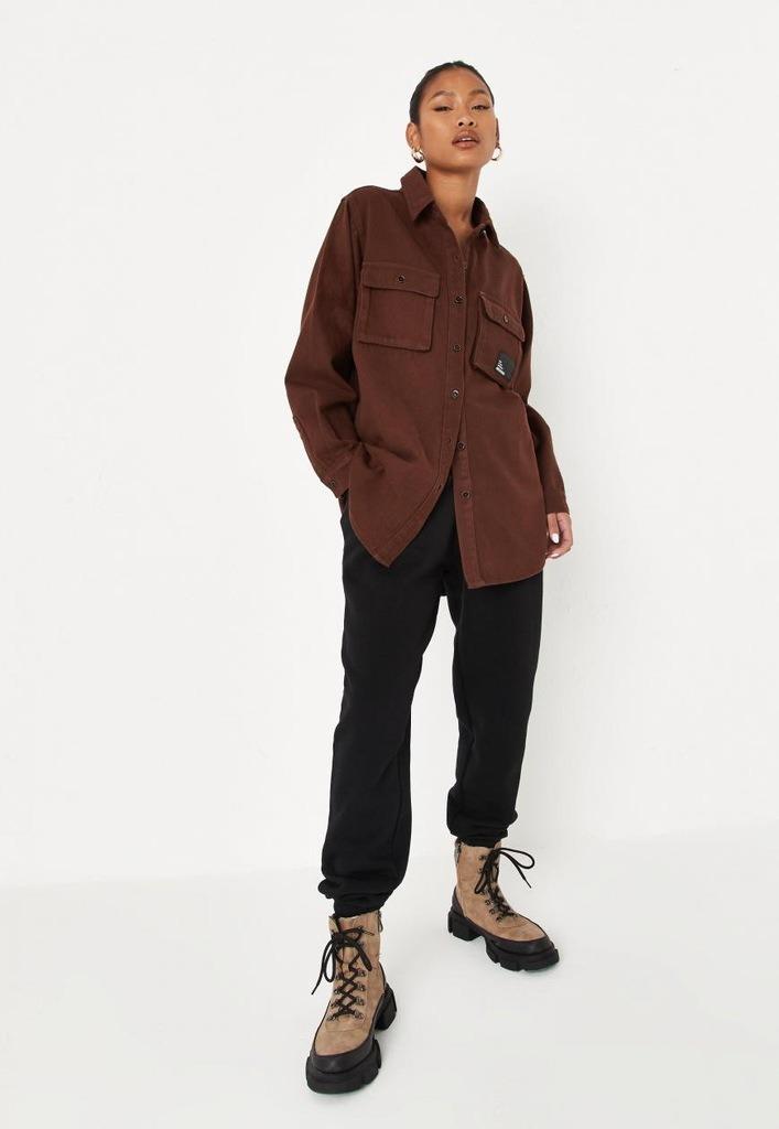 Сорочка Missguided р. 38 Коричневий (G1809173)