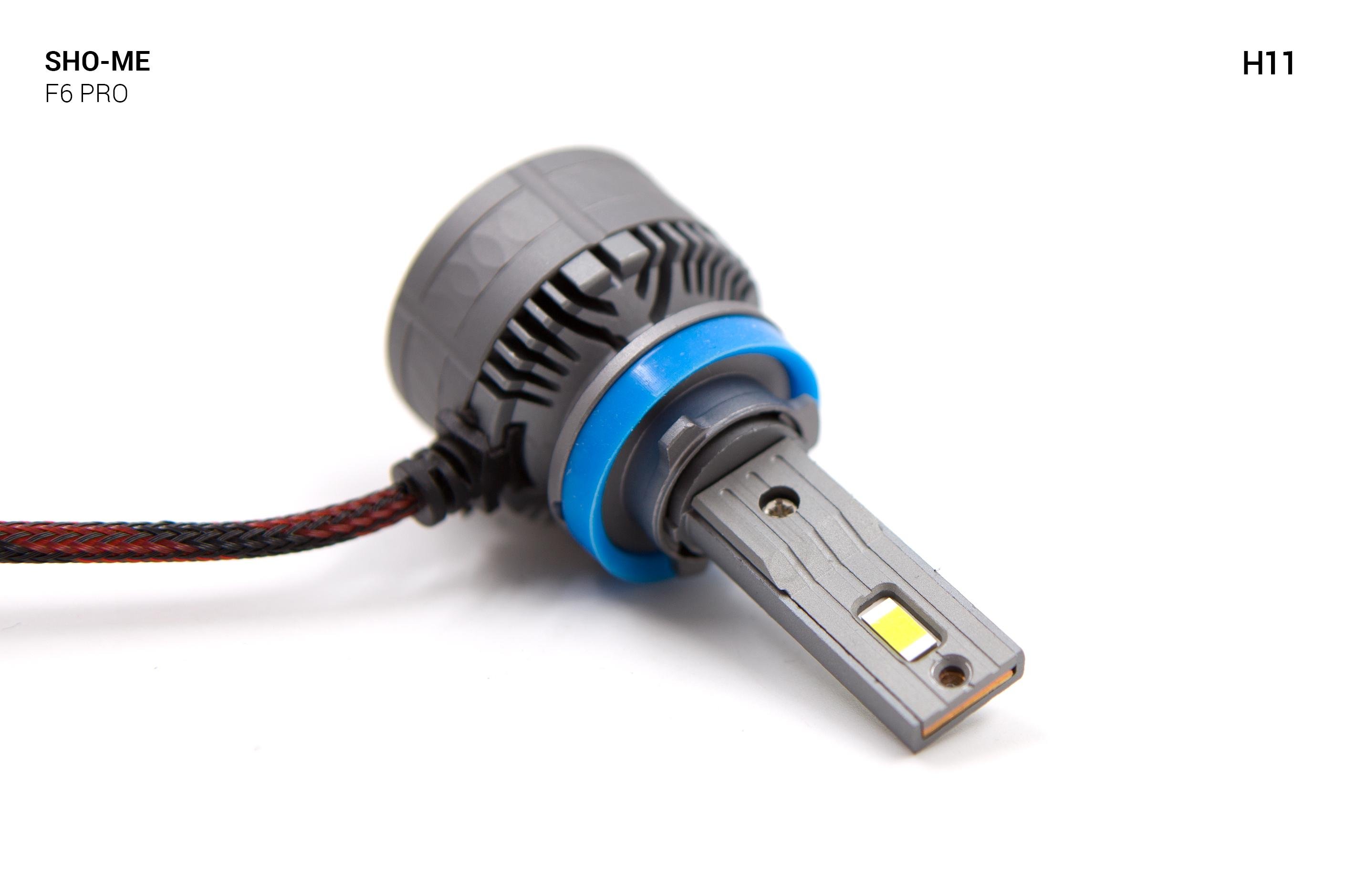 Автолампи Sho-Me F6-Pro H11 LED 35W 2 шт. - фото 4 Автолампи Sho-Me F6-Pro H11 LED 35W 2 шт. - фото 4