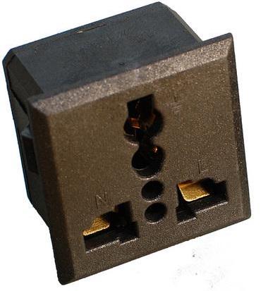 Разъем гнездо сетевое 3 контакта (кн658)