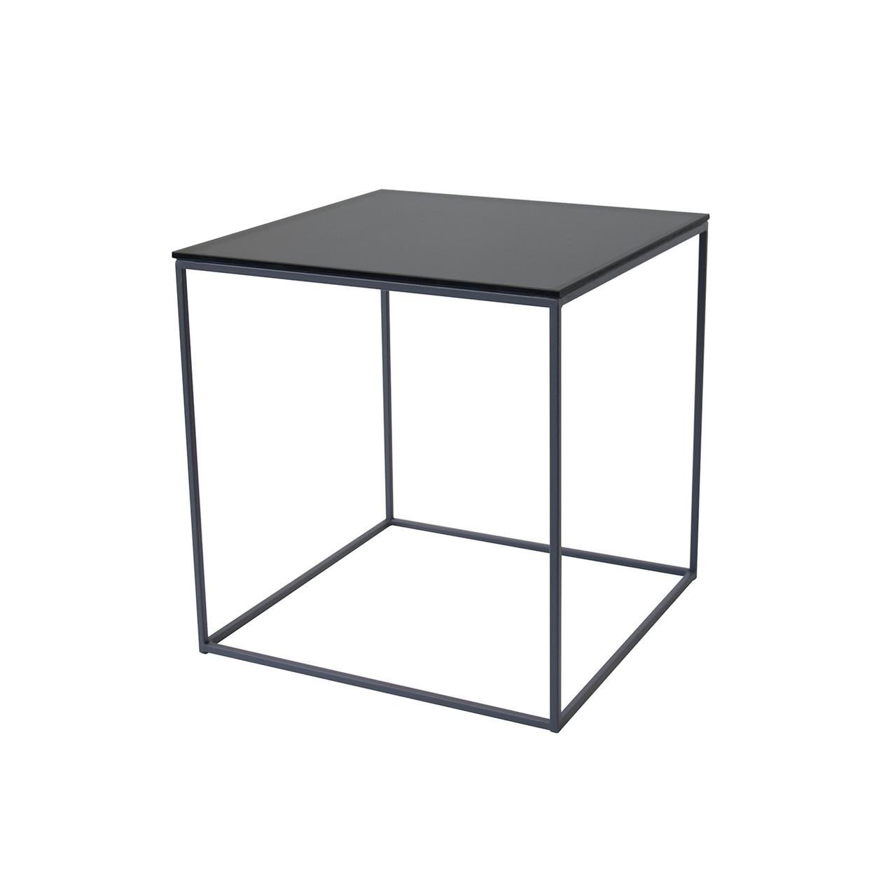 Журнальный стол "Драконник" маленький стеклянный Черный (2660711983)