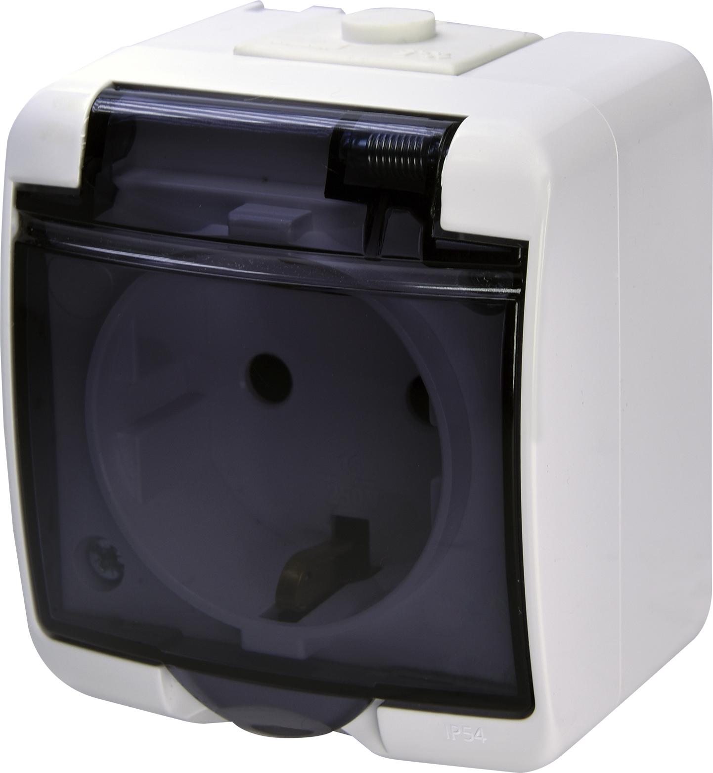 Розетка Schuko RHE-1SD IP54