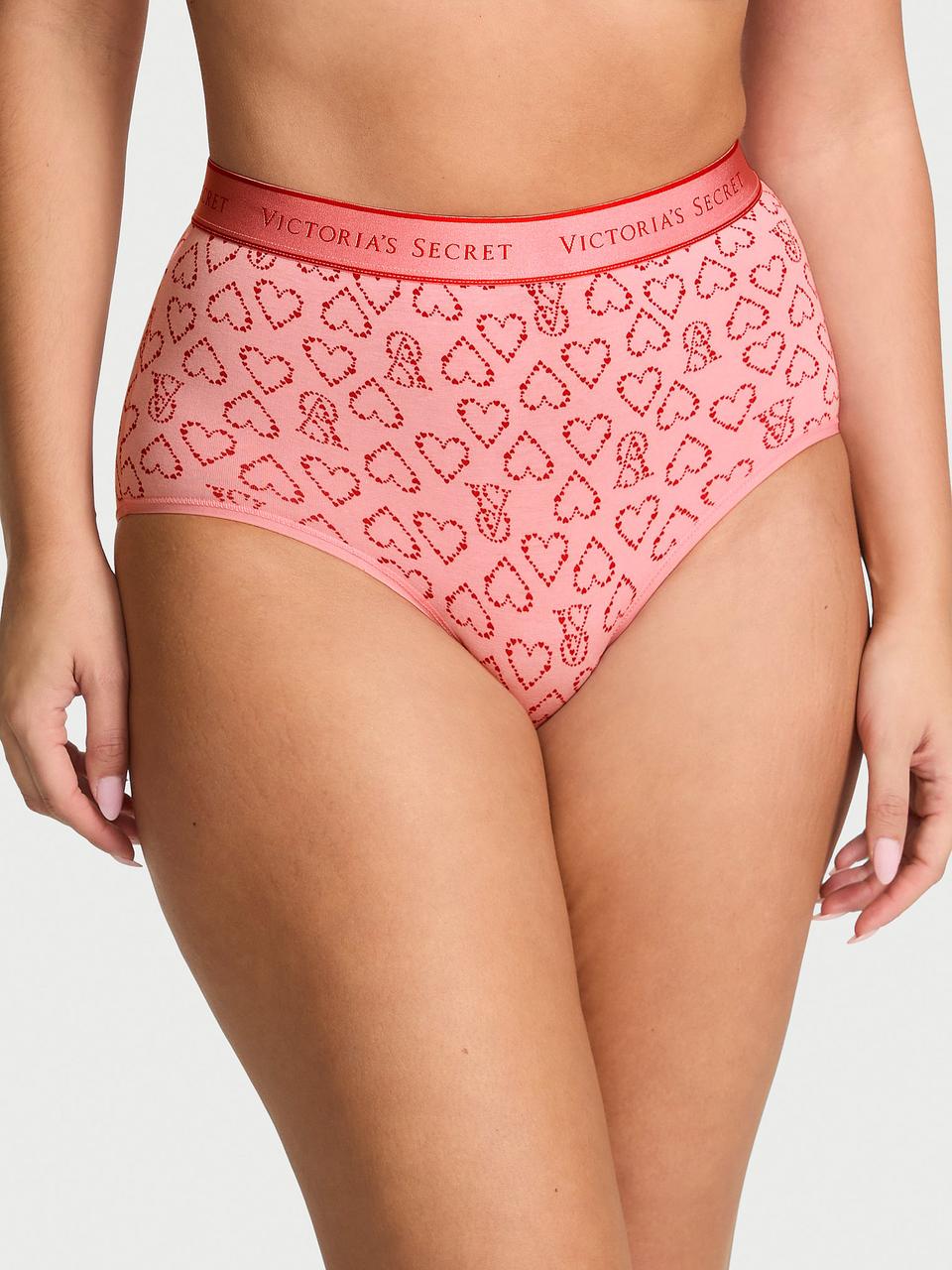 Трусики женские Victoria's Secret Logo Cotton Modern Brief XS Розовый (698756324414)