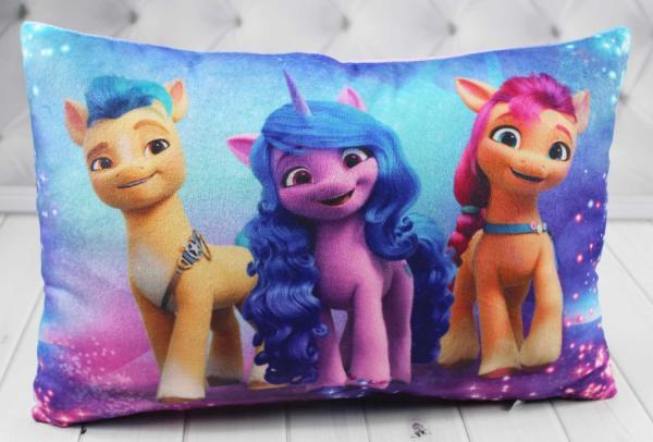 Подушка Копица с принтом №1 пони 40х23 см (00861-0095)