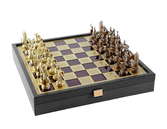 Шахматы эксклюзивные Manopoulos Греческая мифология 34х34 см (SK4CRED)
