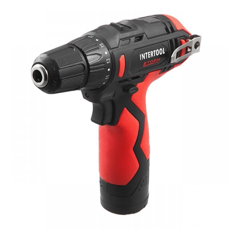 Дрель-шуруповерт аккумуляторный STORM Intertool WT-0310 12 В (32407625) Дрель-шуруповерт аккумуляторный STORM Intertool WT-0310 12 В (32407625)