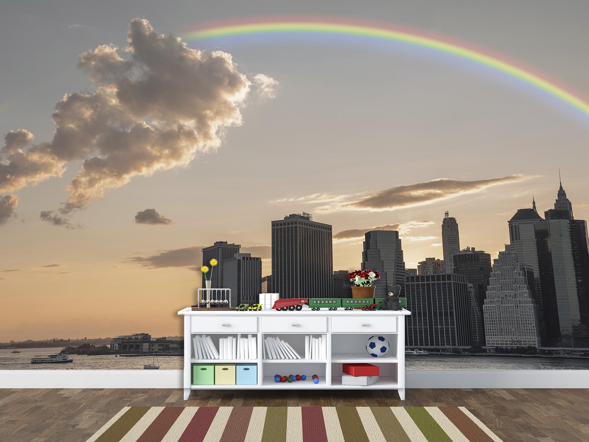 Фотообои флизелиновые Downton Blue Hour Brooklyn Bridge 230х345 см (S5NTR-076/6)