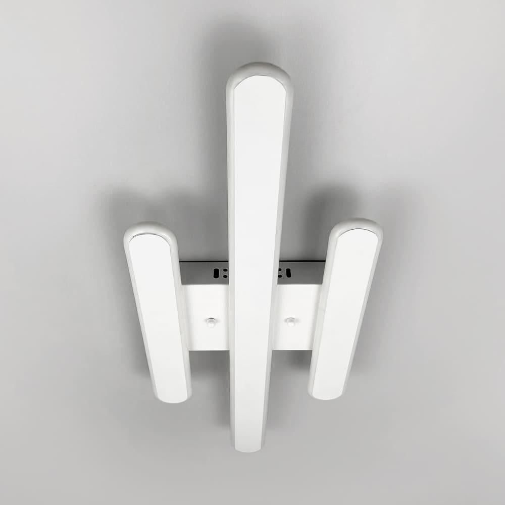 Люстра потолочная LED 32W 62х25х6 см Белый (6203-3 WT)