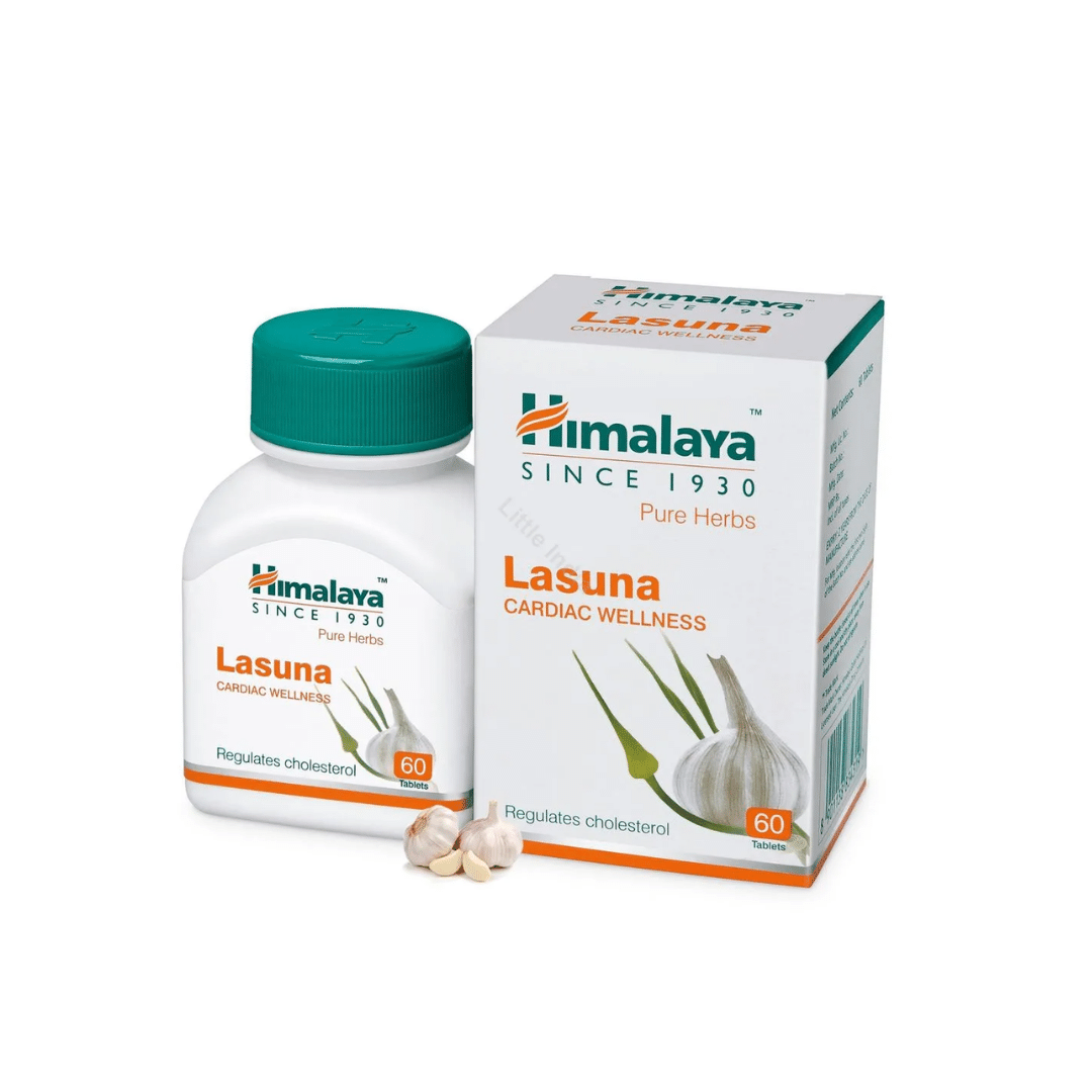Засіб для регулювання рівня холестерину Himalaya Lasuna 60 таблеток (8901138834326)