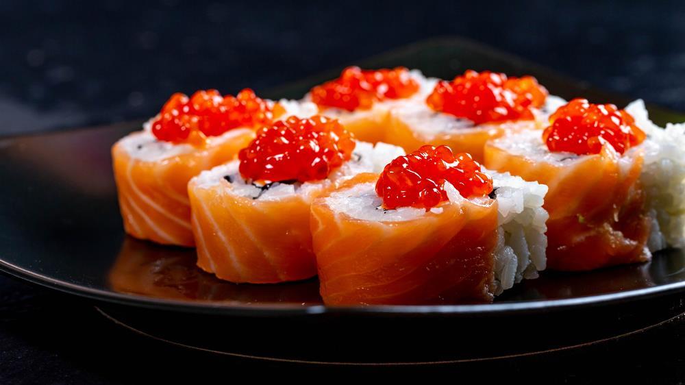 Картина на холсте Суши 55х85 см (Q155)