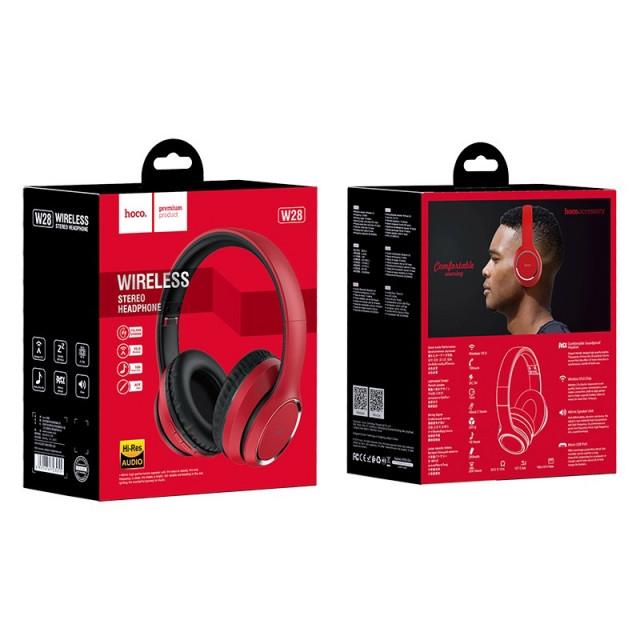 Навушники Hoco W28 Journey Wireless Headphones Red (1505331823) - фото 3