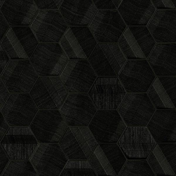 Виниловые обои Zambaiti Parati 0,7x10,05 м Черный (1034258)