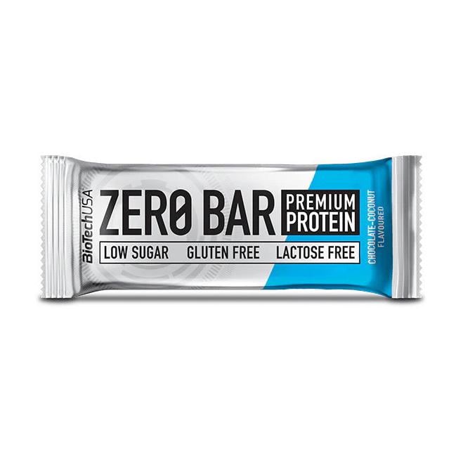 Протеиновый батончик 20 г белка без добавленного сахара BioTech Zero Bar 50 г Шоколад/Кокос