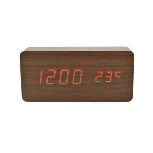 Часы настольные Wooden Clock Венге (1299В)