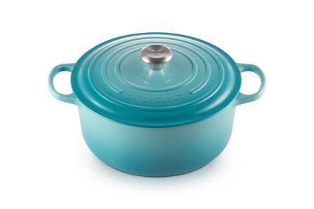 Kаструля Le Creuset Evolution 6,7 л чавунна з кришкою Turquoise (21177281702430) - фото 2