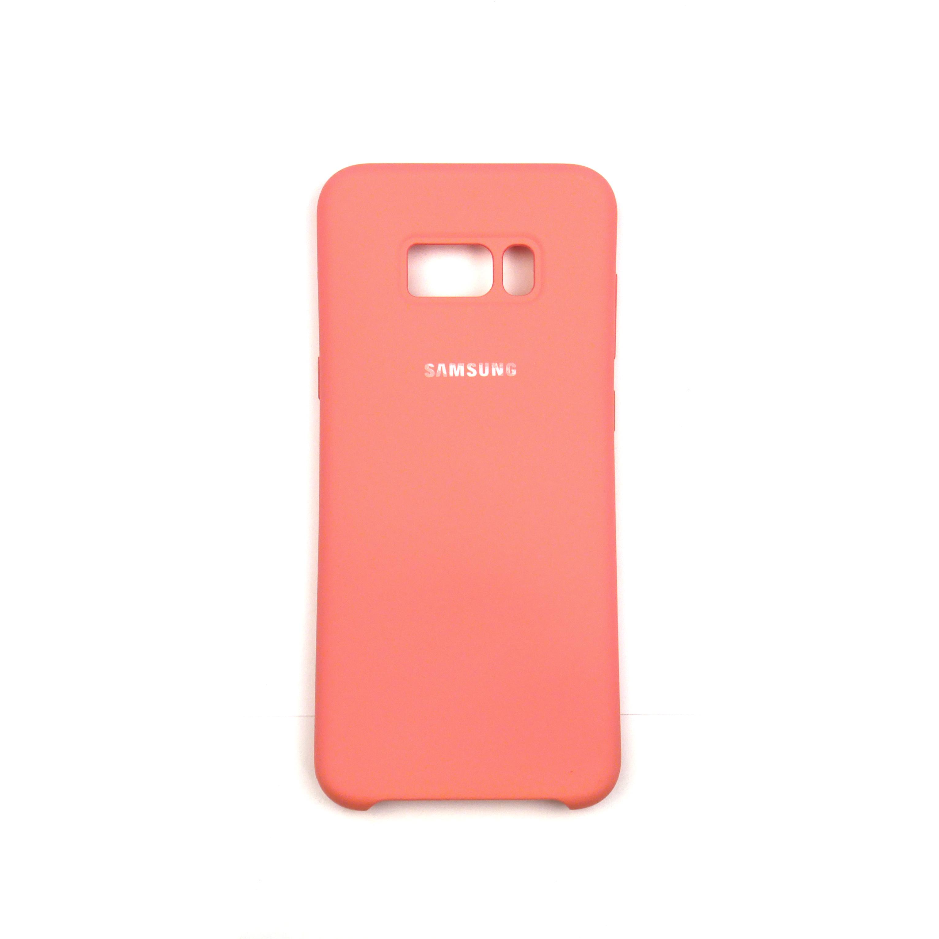 Чехол Jelly Silicone Case Samsung S8 Plus Peach Pink (35)