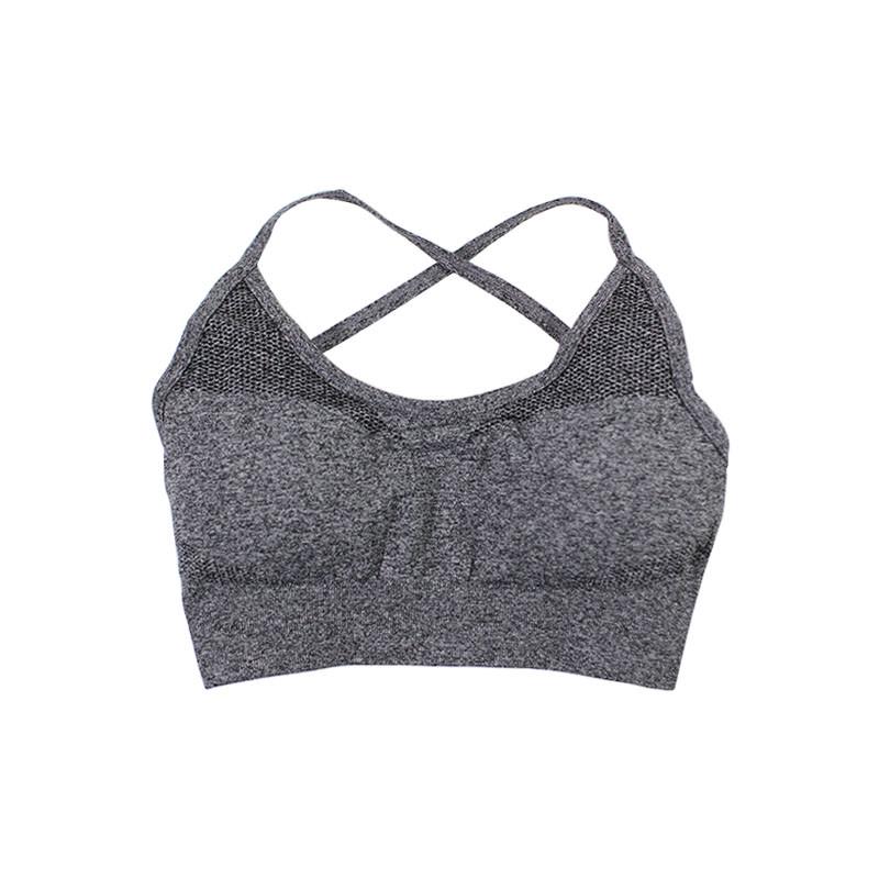 Спортивный топ Lesko 9187 Dark Grey L для фитнеса и йоги