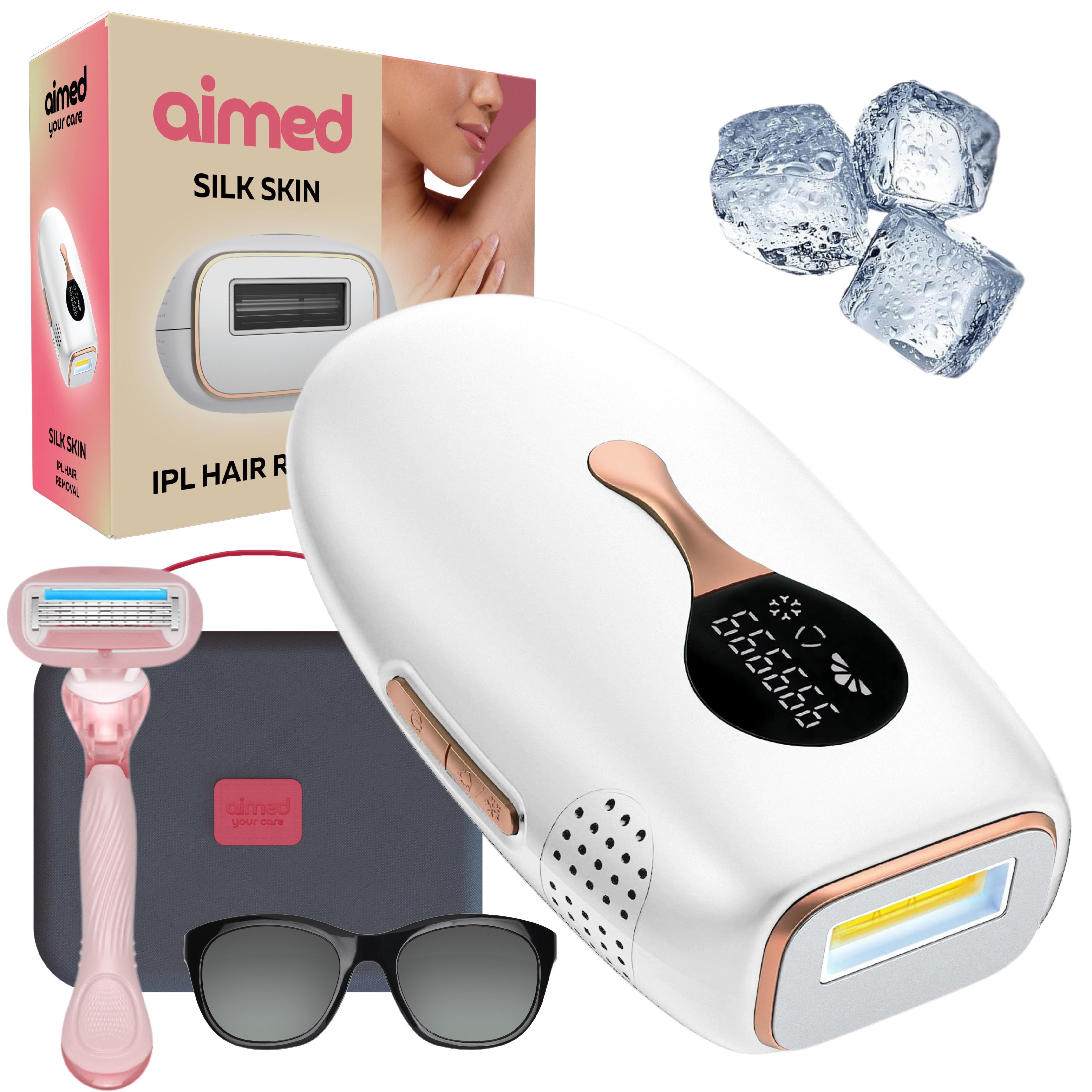 Фотоэпилятор AIMED Silk Skin PRO Ice Cooling IPL Intensed Pulse Light Белый (AI-SilkProWh)
