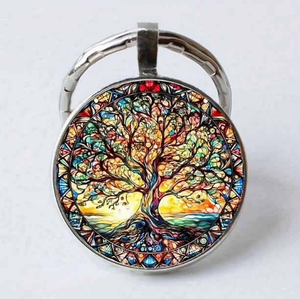 Брелок для ключей Дерево жизни 3х6 см (EG0058-02)