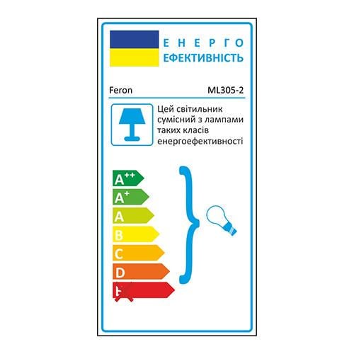 Светильник точечный под лампу Feron ML305-2 Черный (40014) - фото 3 Светильник точечный под лампу Feron ML305-2 Черный (40014) - фото 3