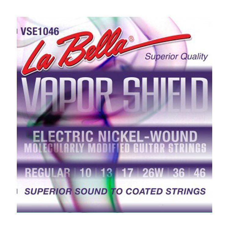 Струны для электрогитары La Bella Vapor Shield Nickel Round Wound VSE1046 (122238)