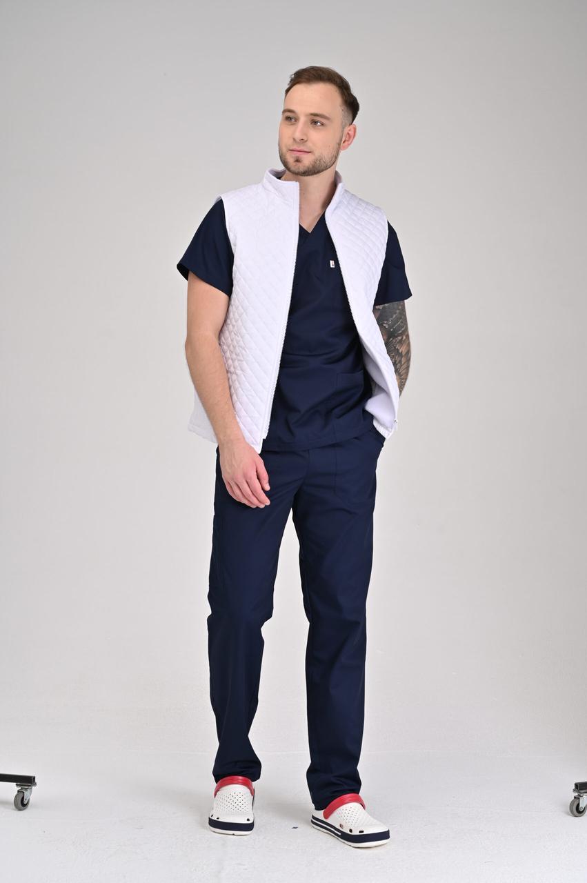 Жилет медицинский мужской теплый TopLine Юкон 2 р. 56 Белый (31500-01-(56) - фото 2 Жилет медицинский мужской теплый TopLine Юкон 2 р. 56 Белый (31500-01-(56) - фото 2