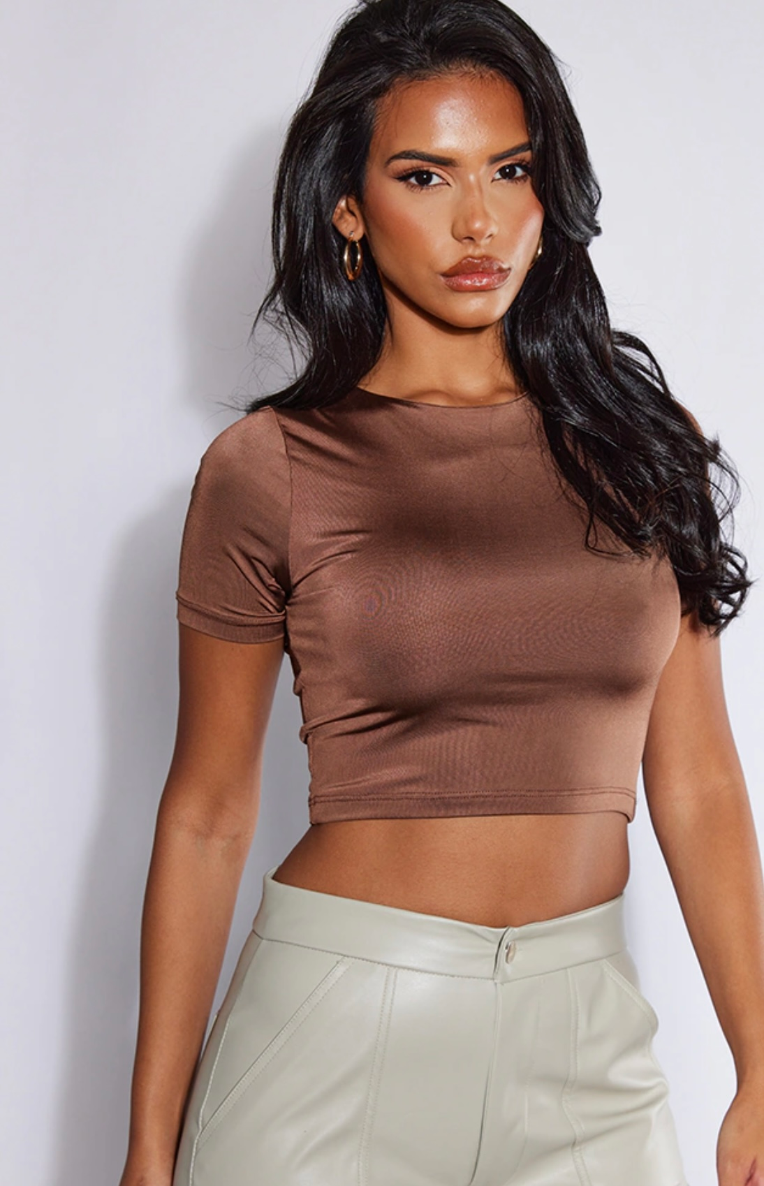 Топ женский Pretty Little Thing 220 M Коричневый (220)